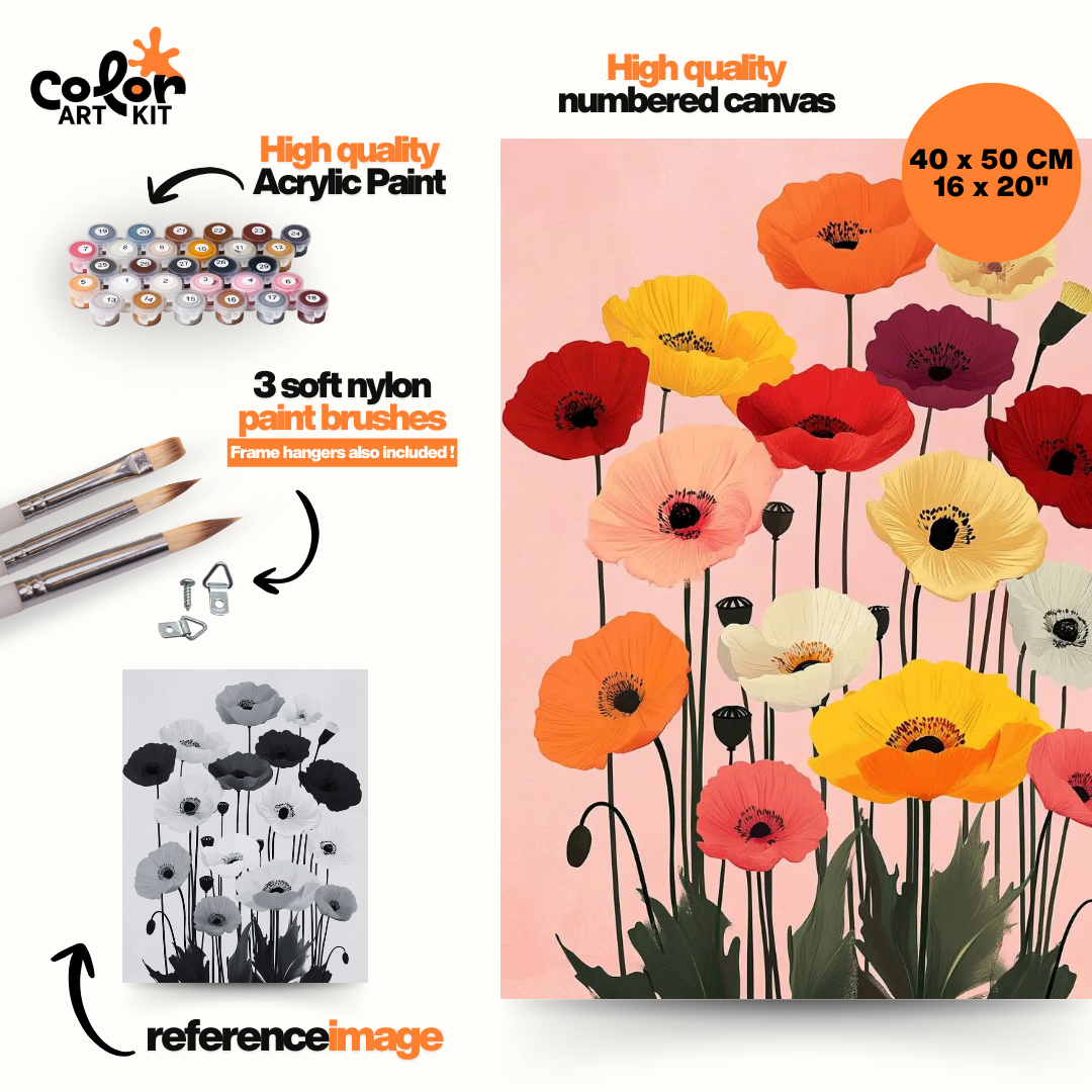 Bouquet de Coquelicots