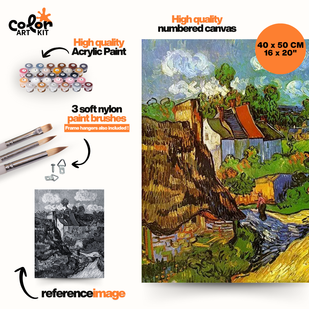 La maison à Auvers de Van Gogh