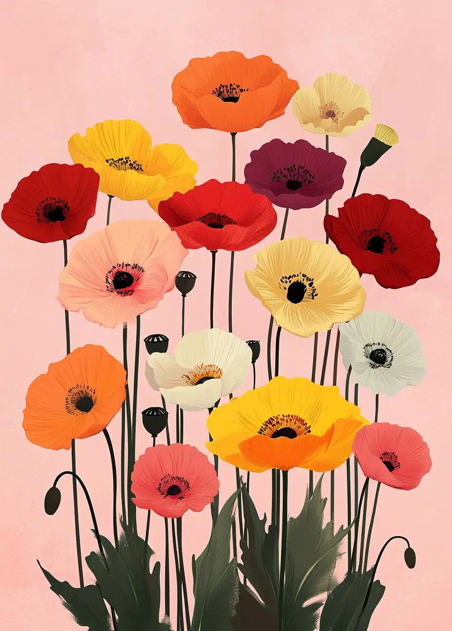 Bouquet de Coquelicots