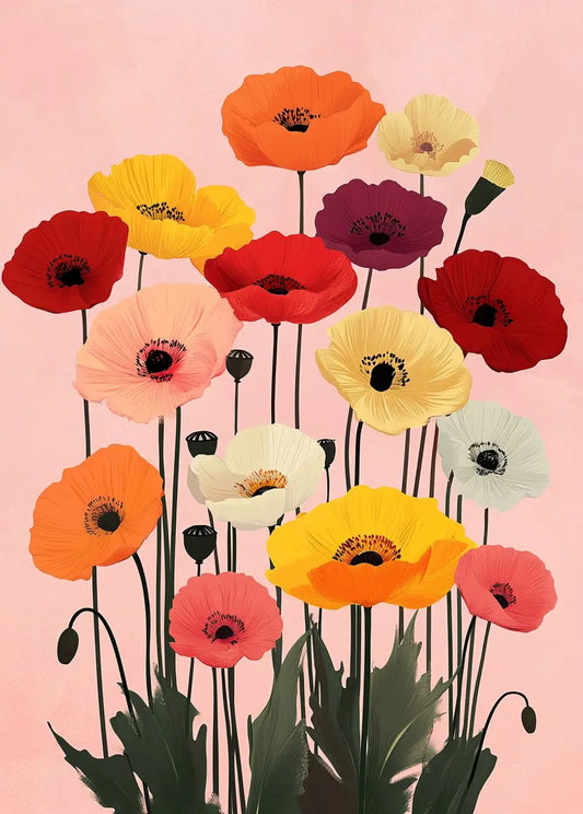 Bouquet de Coquelicots
