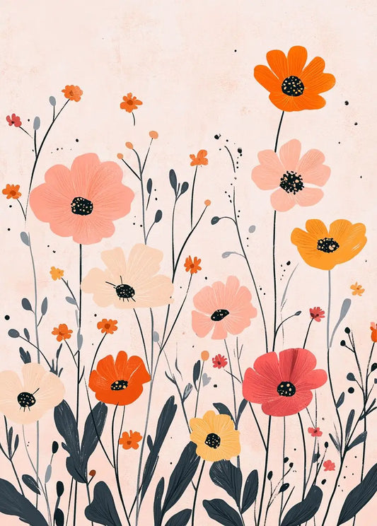 Fleurs Colorées