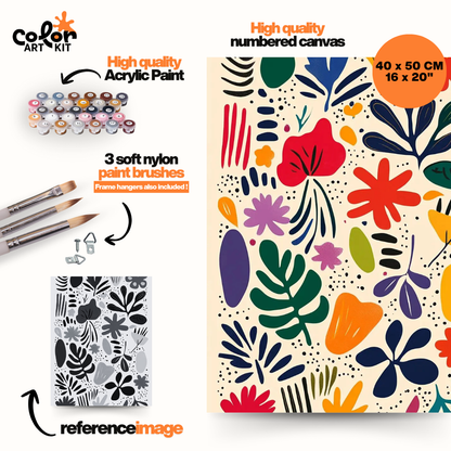 Motif Floraux Abstraits